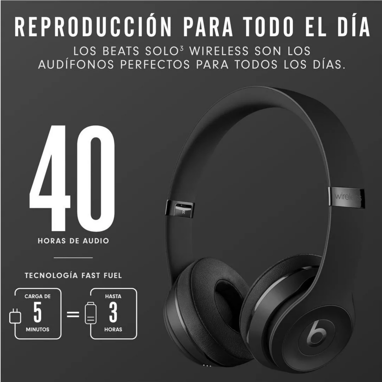 Audífonos Beats Solo3 Wireless On-ear