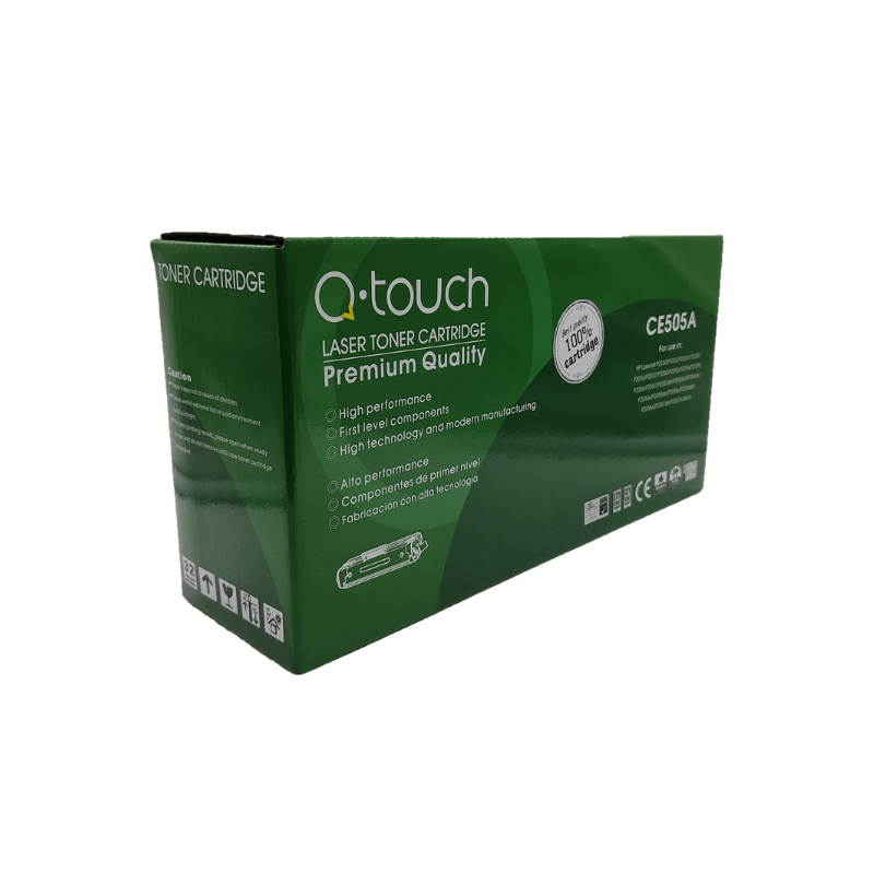 Q-Touch Tóner Ce505a Genérico Compatible Con Hp /p2035 /p2055