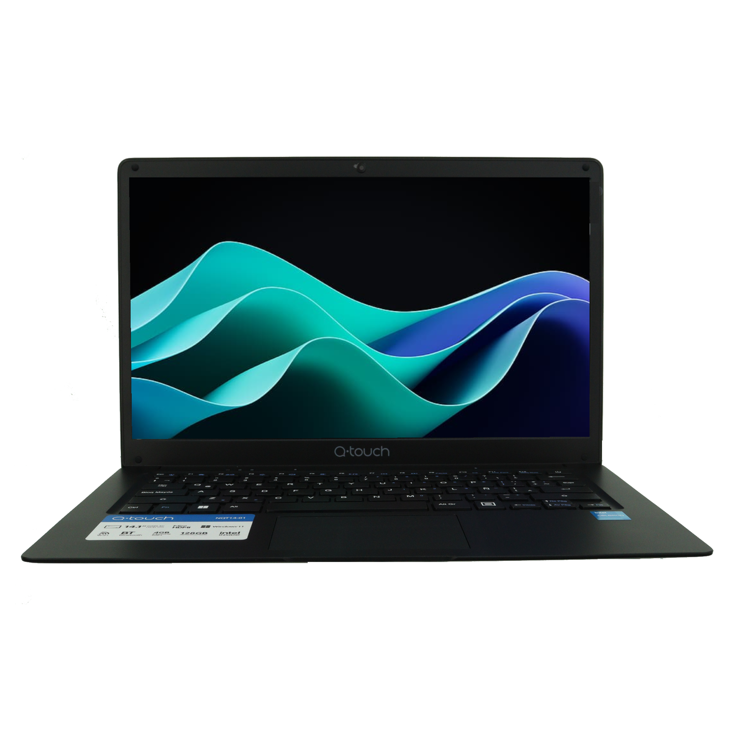Notebook Q-touch Nqt14-01 4Gb RAM, 128Gb, Intel Celeron Negro 10000 Mah