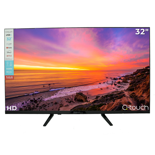 Q-Touch Pantalla Smart TV 32" Whale TV