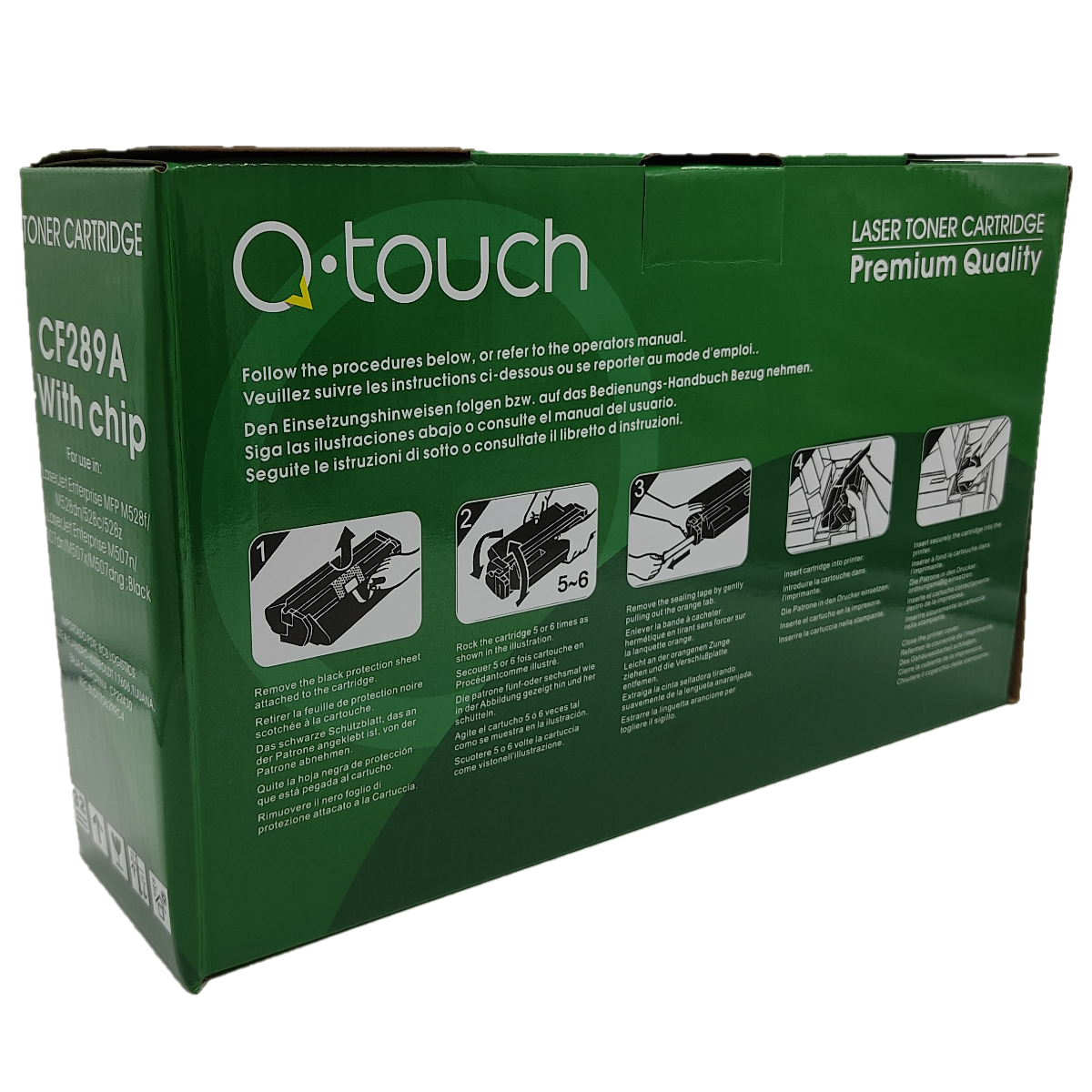 Q-Touch Tóner 89a Genérico Compatible Con Hp M507n/dn/x/dng