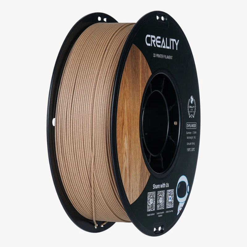 Creality Filamento 3D De madera CR-WOOD Pino Blanco -1.75 MM- 1 KG