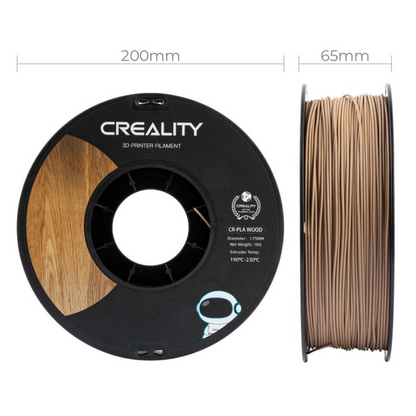 Creality Filamento 3D De madera CR-WOOD Pino Blanco -1.75 MM- 1 KG