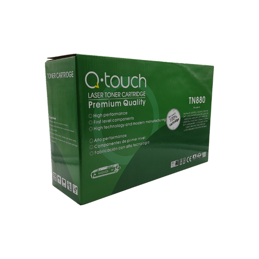 Q-Touch Tóner TN 880 Genérico Brother Hl L5100/l6200 Dcp-l550