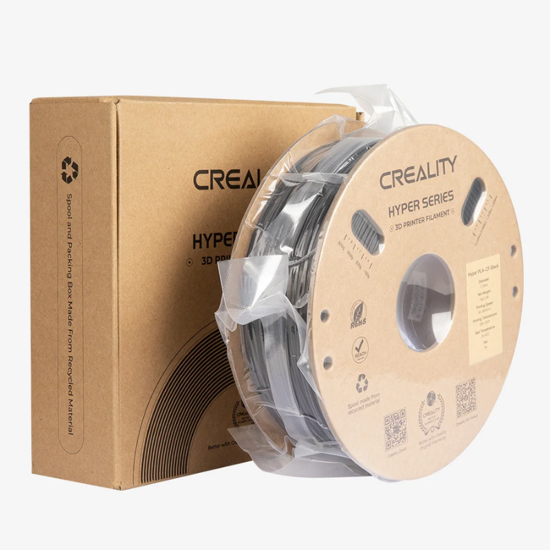 Creality Filamento 3D Hyper Pla-Fibra de Carbono 1.75m 1 KG