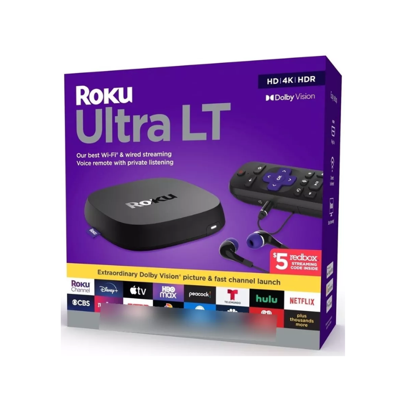 Roku Ultra LT 4801 de voz 4K negro con 2GB de memoria RAM – Mundo ...