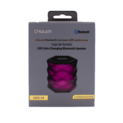 Q-Touch Bocina Portátil Bluetooth Recargable USB, Pto.Aux